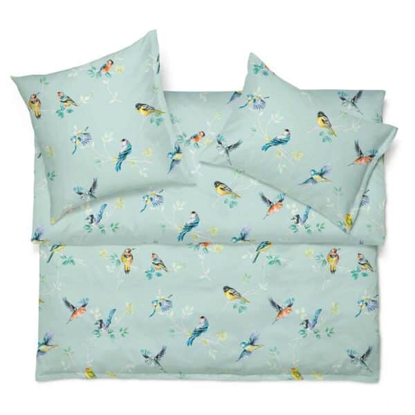 Bettwäsche Garniture Satin Noblesse Chirp